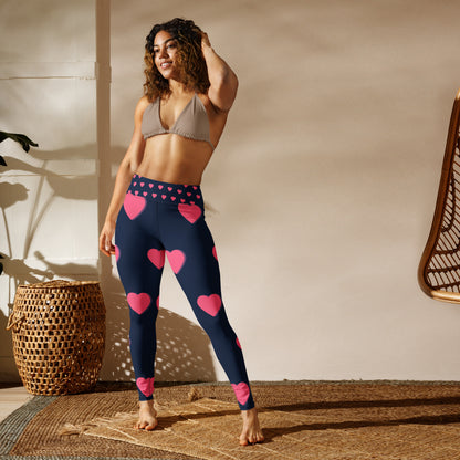 Hearts Yoga Leggings