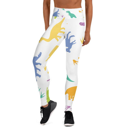 Dinosaur Yoga Leggings - Gizmo Graphic Works