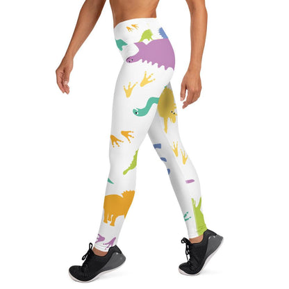 Dinosaur Yoga Leggings - Gizmo Graphic Works