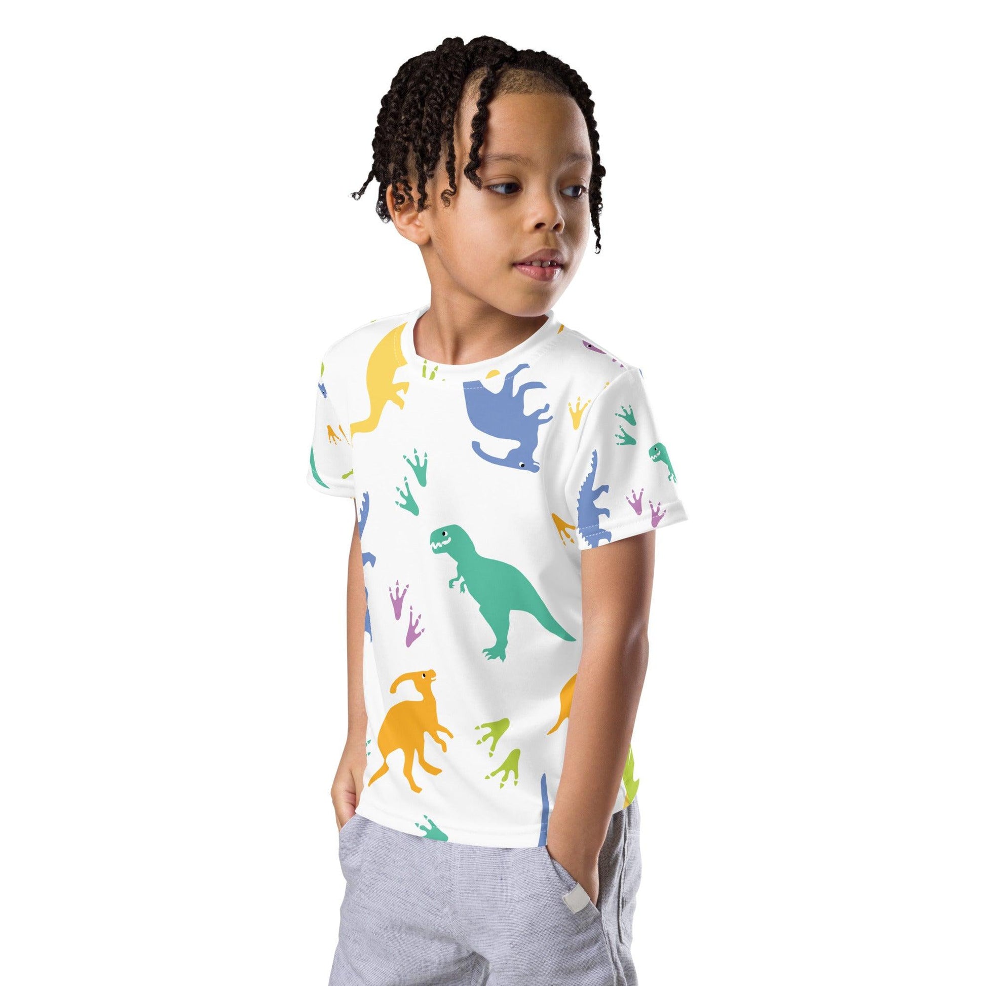 Dinosaurs Kids crew neck t-shirt - Gizmo Graphic Works