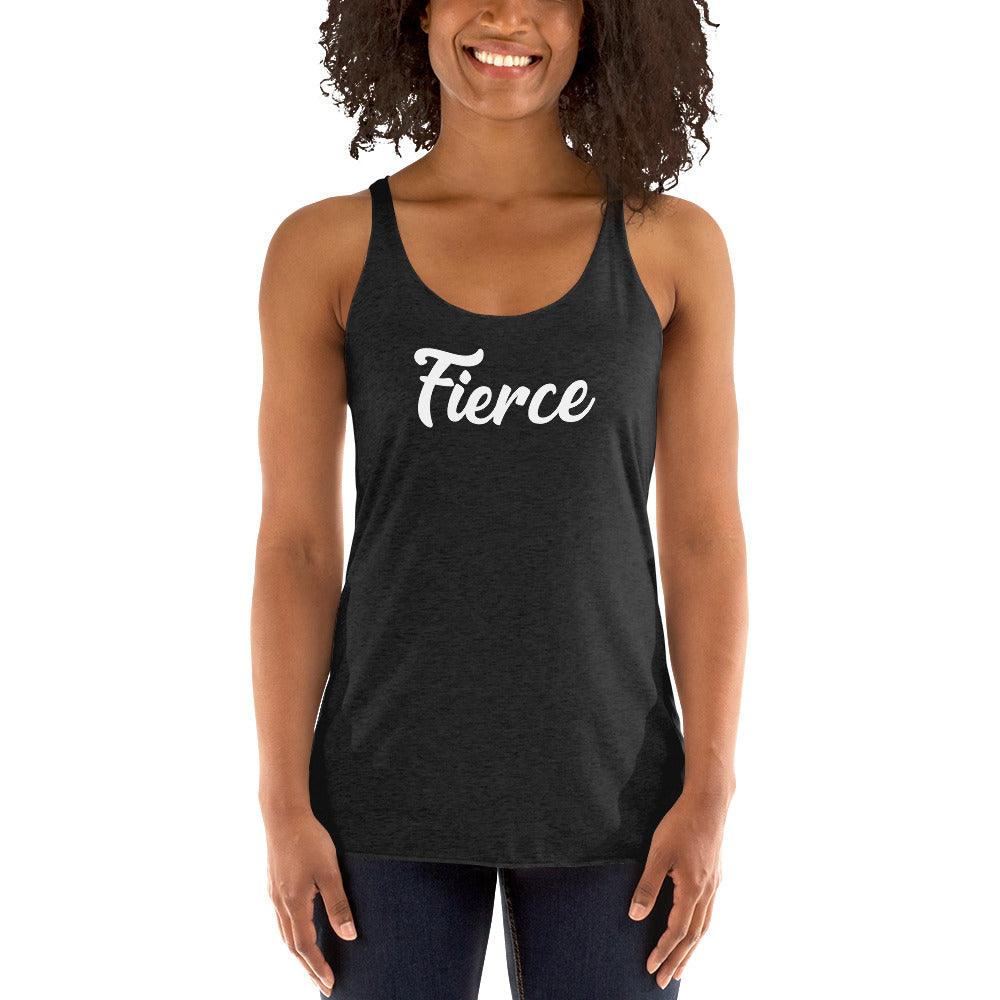 "Fierce" Women's Racerback Tank - Gizmo Graphic Works