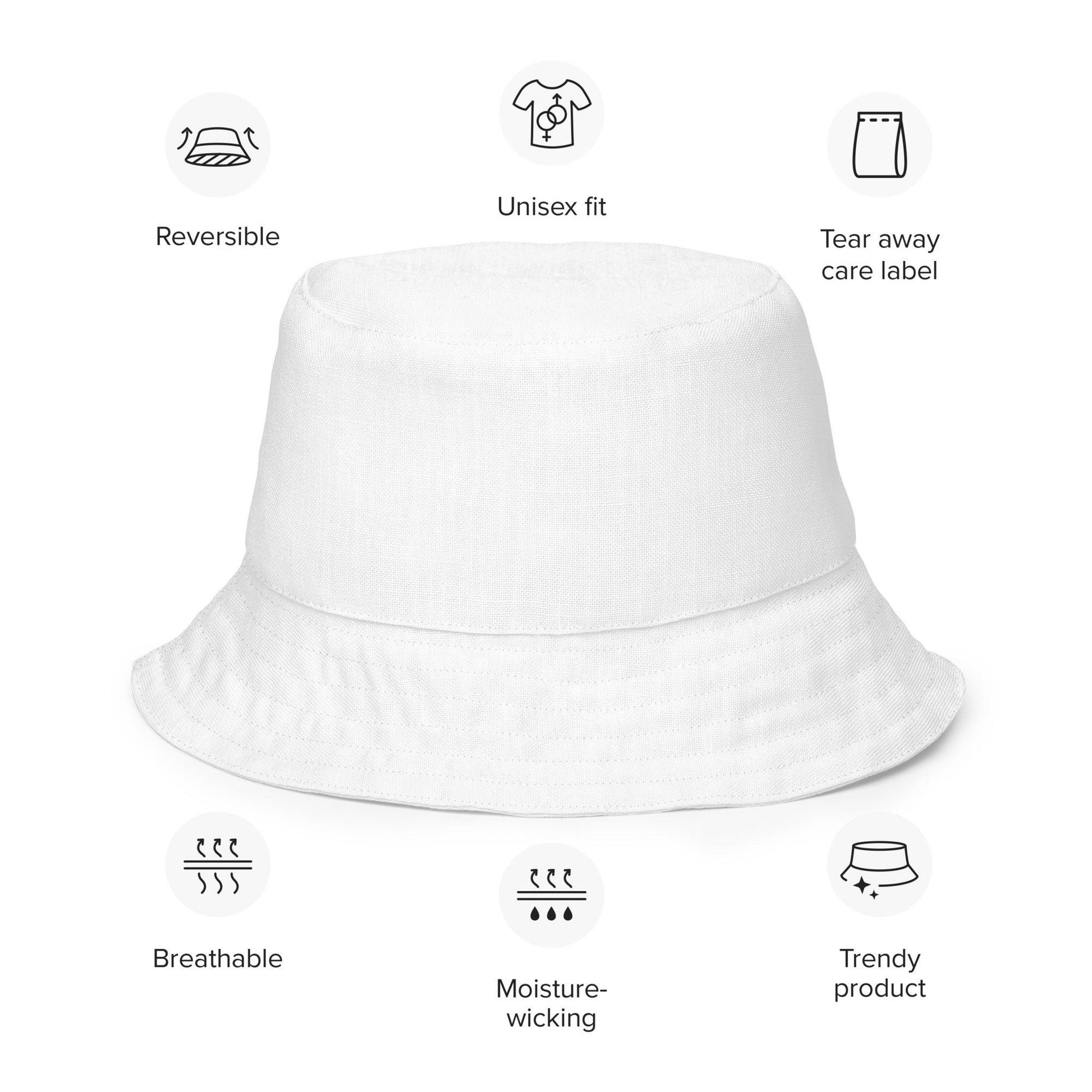 "If You Need Me I'll Be Mowing The Lawn" Reversible bucket hat - Gizmo Graphic Works