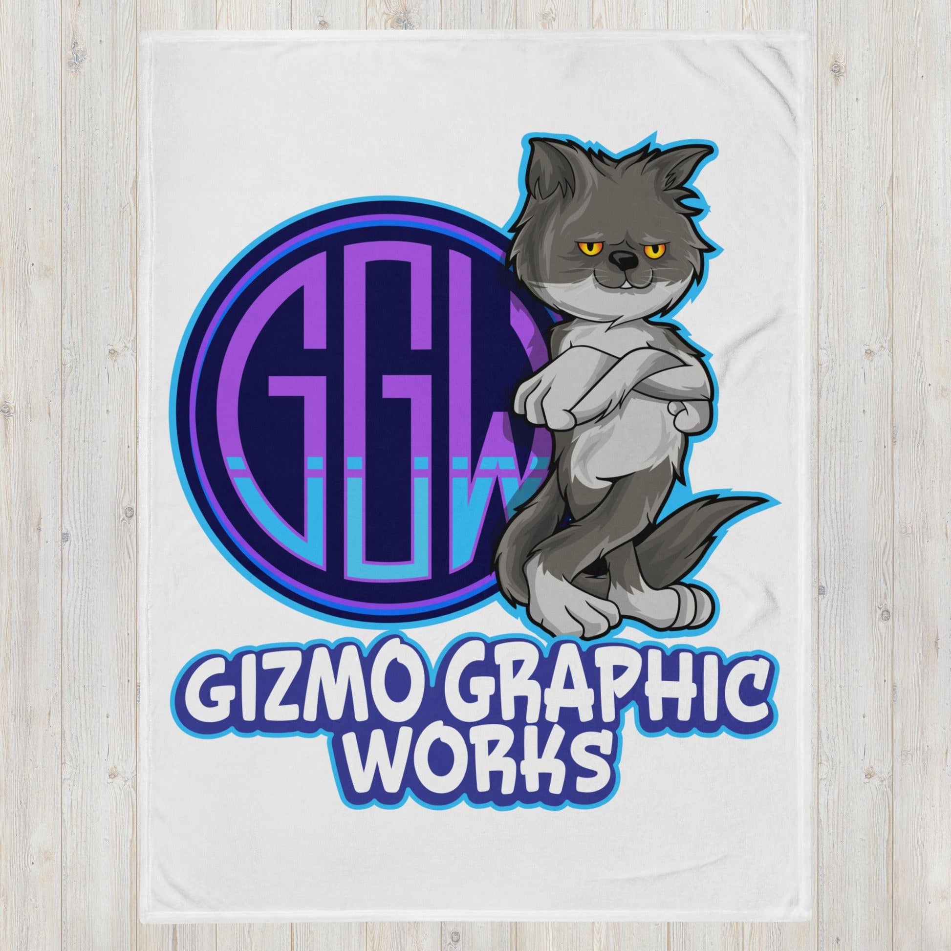 Official Gear Throw Blanket - Gizmo Graphic Works