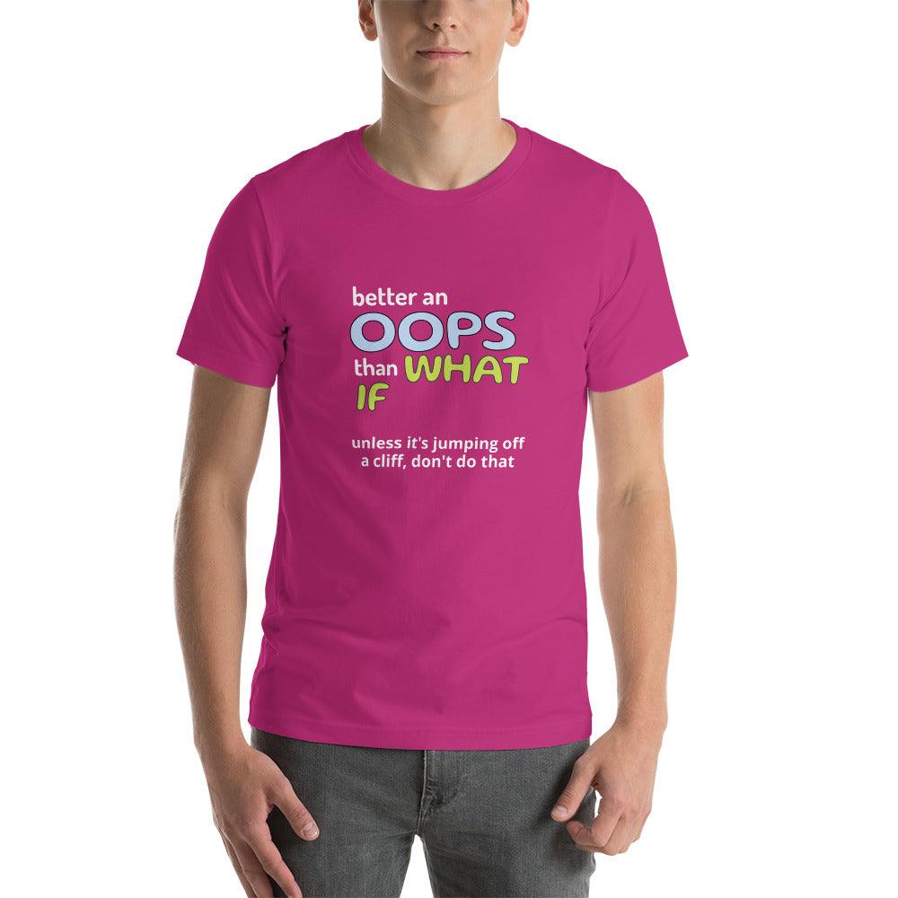 "Oops" Unisex t-shirt - Gizmo Graphic Works