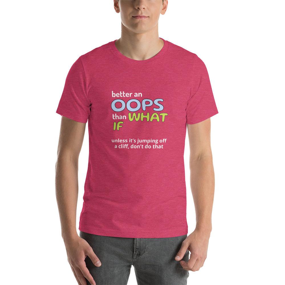 "Oops" Unisex t-shirt - Gizmo Graphic Works