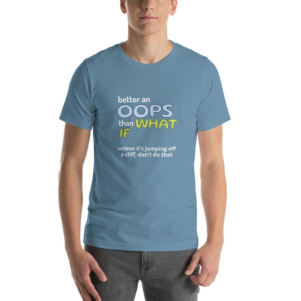 "Oops" Unisex t-shirt - Gizmo Graphic Works