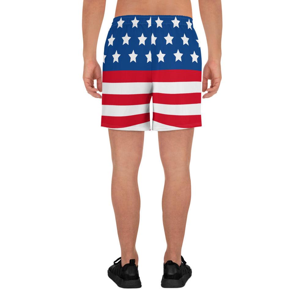 Patriotic Men's Recycled Athletic Shorts - Gizmo Graphic Works