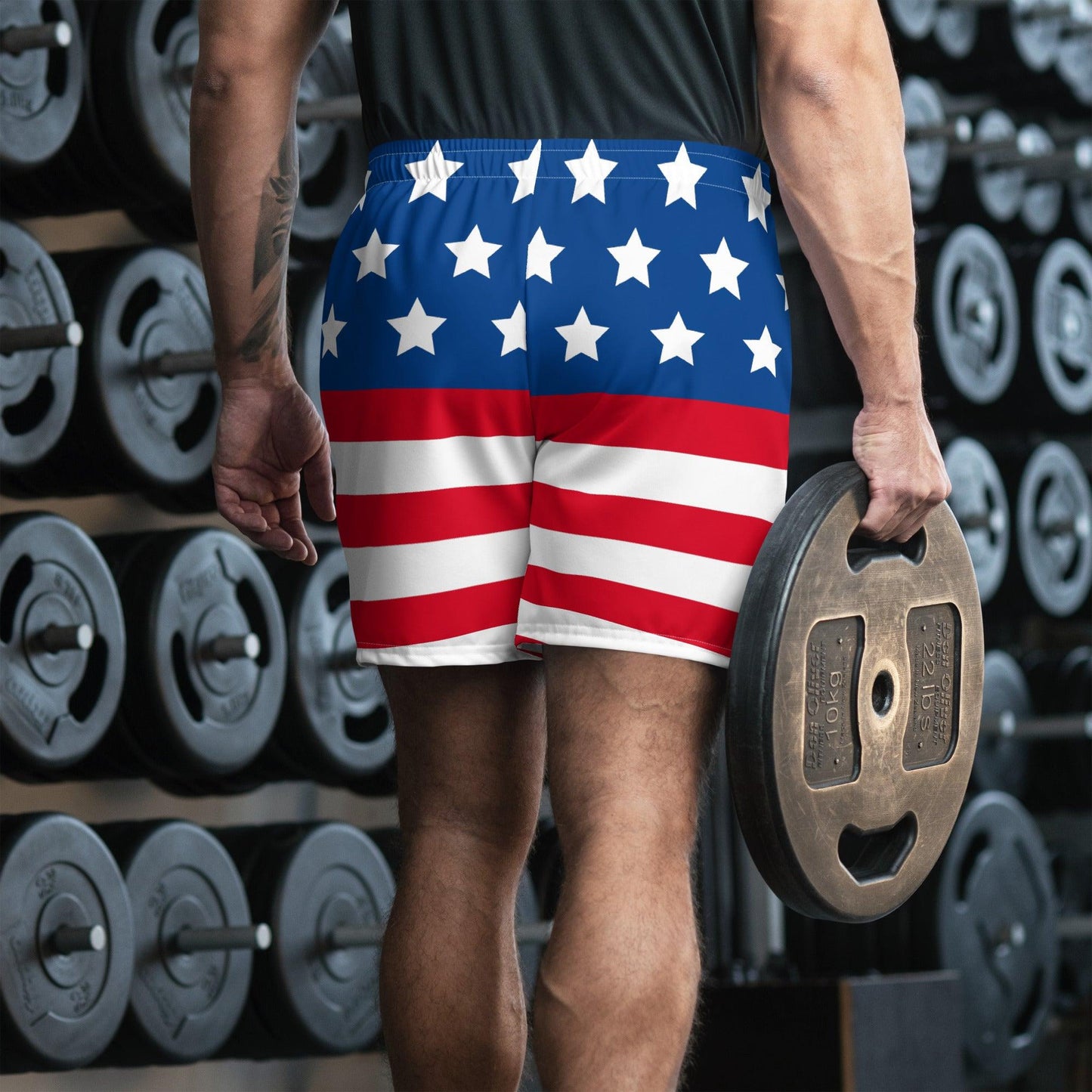 Patriotic Men's Recycled Athletic Shorts - Gizmo Graphic Works