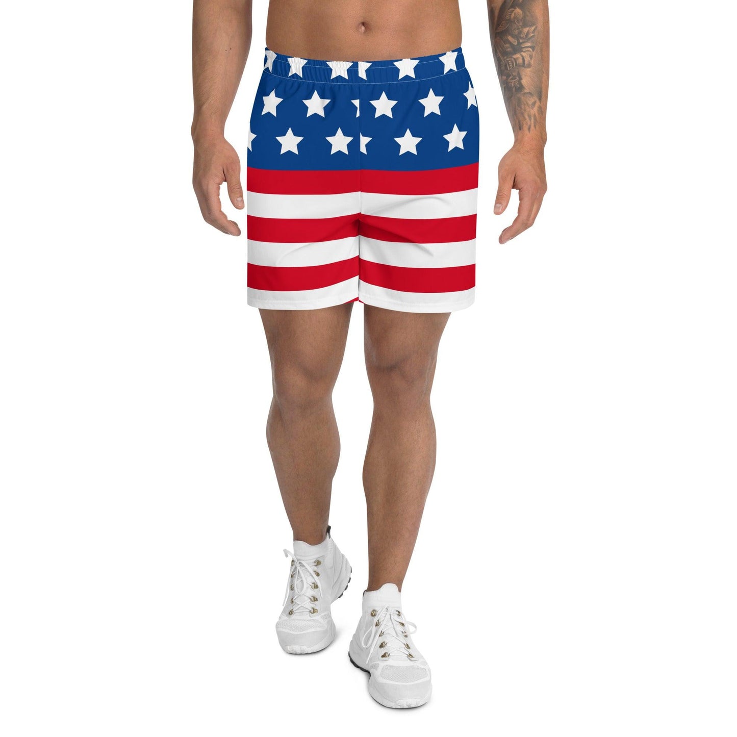 Patriotic Men's Recycled Athletic Shorts - Gizmo Graphic Works