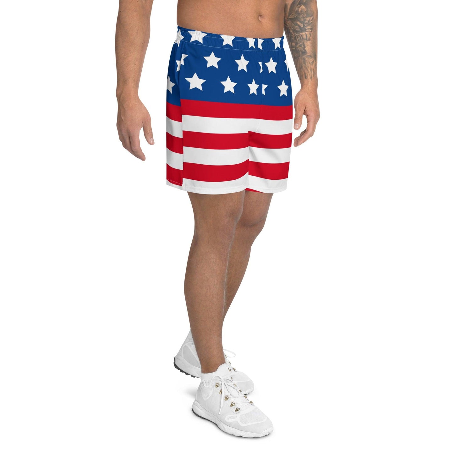 Patriotic Men's Recycled Athletic Shorts - Gizmo Graphic Works