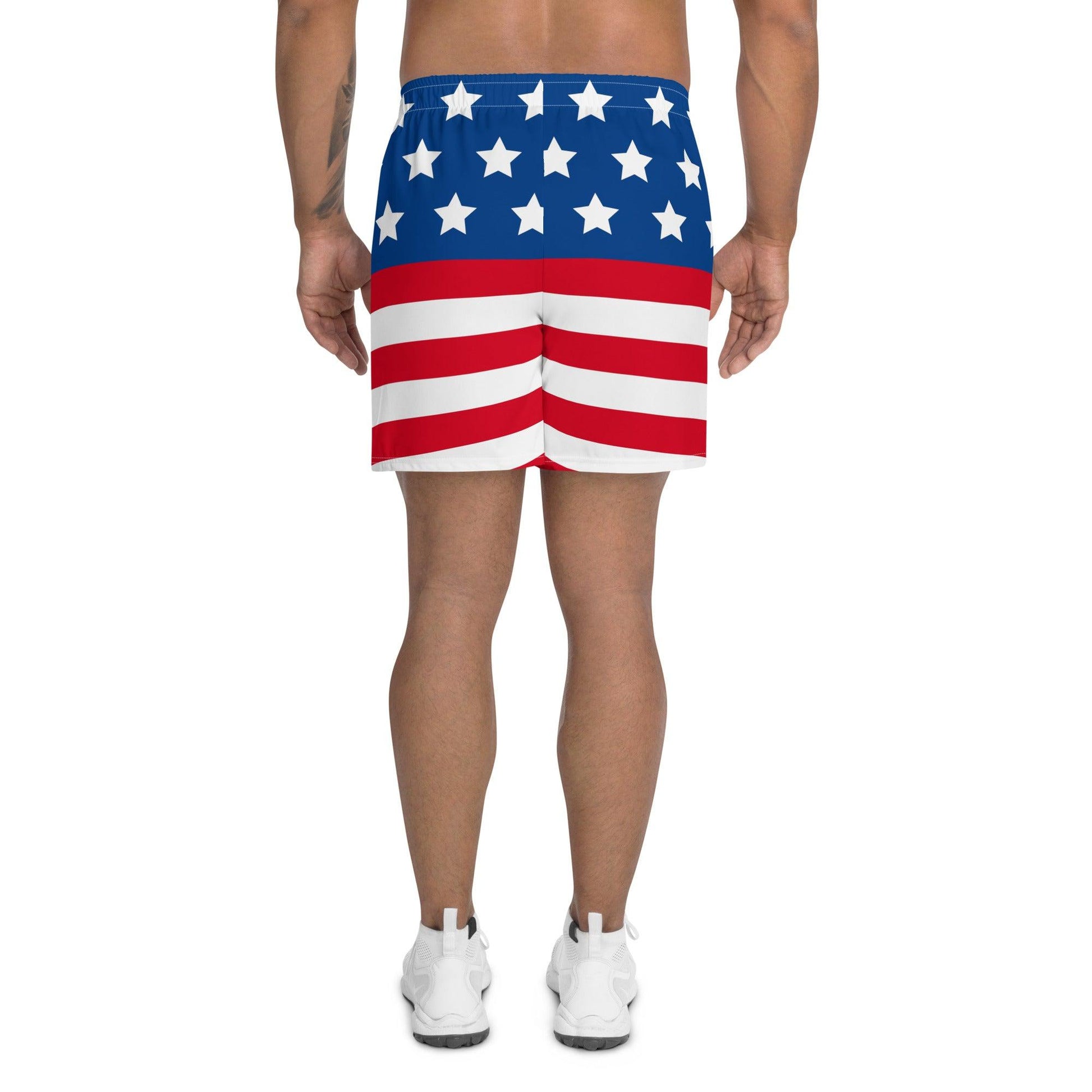 Patriotic Men's Recycled Athletic Shorts - Gizmo Graphic Works