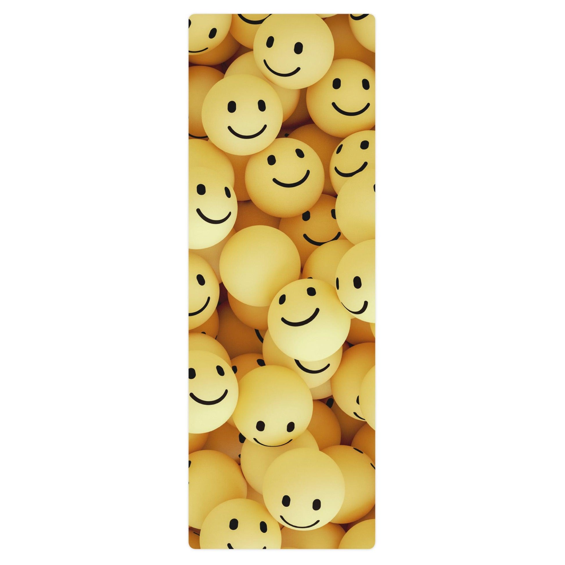 Smiley Yoga mat - Gizmo Graphic Works