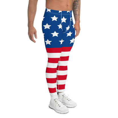 Stars and Stripes Men's Leggings - Gizmo Graphic Works