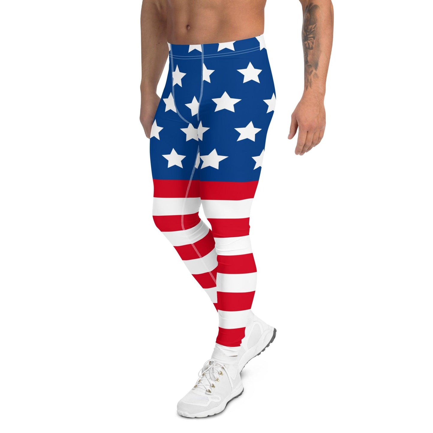 Stars and Stripes Men's Leggings - Gizmo Graphic Works