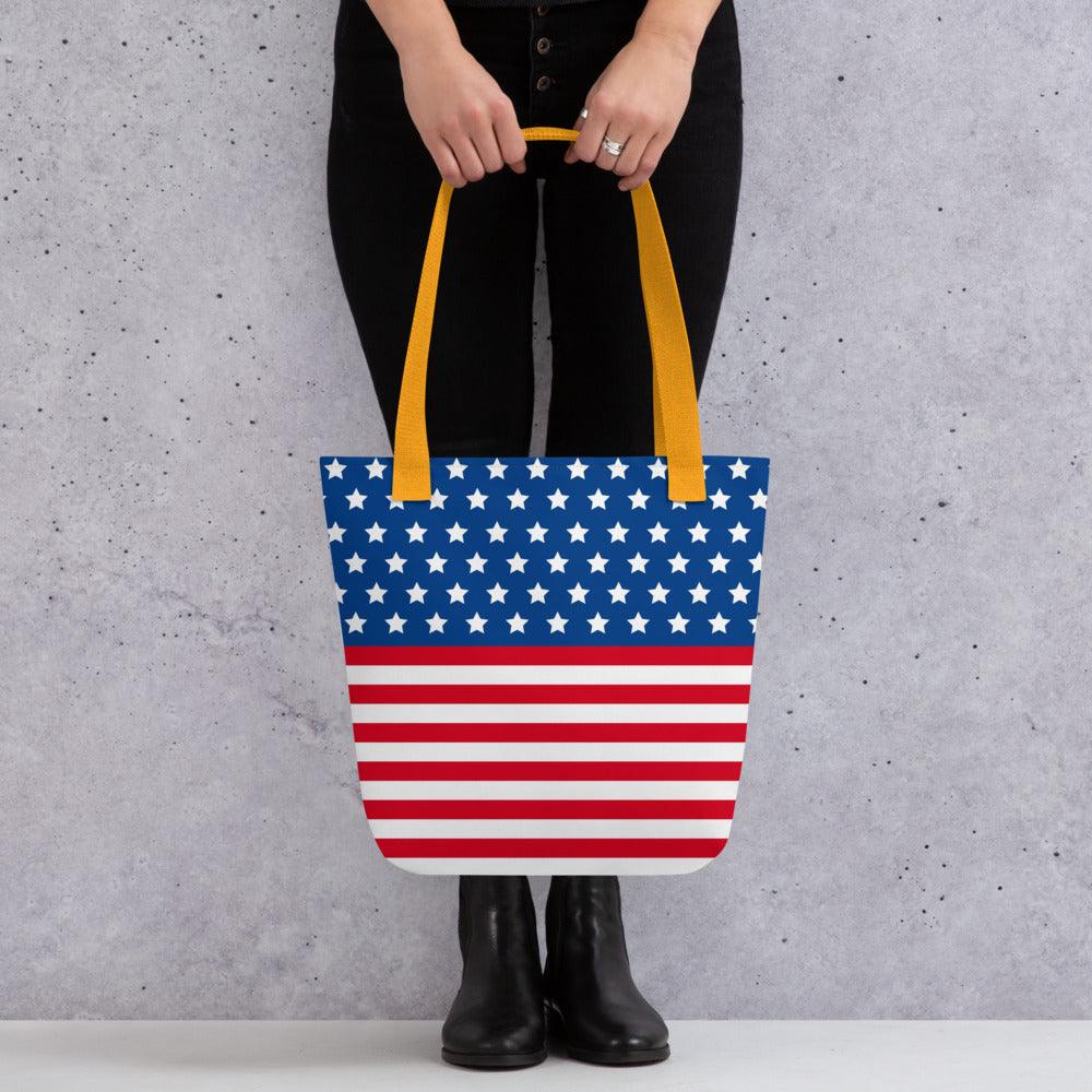 Stars and Stripes Tote bag - Gizmo Graphic Works