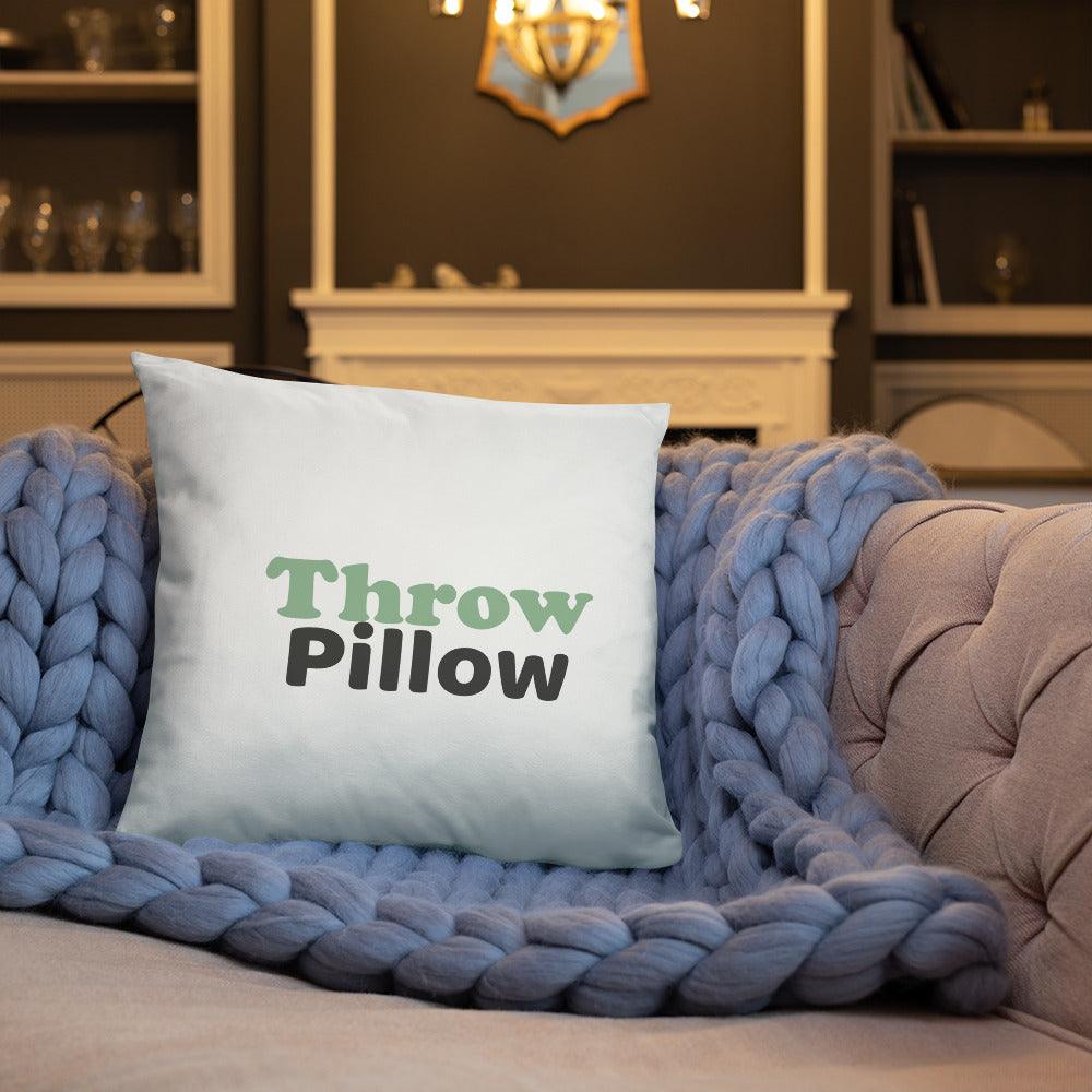 "Throw Pillow" Basic Pillow - Gizmo Graphic Works