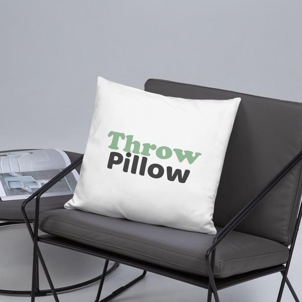 "Throw Pillow" Basic Pillow - Gizmo Graphic Works