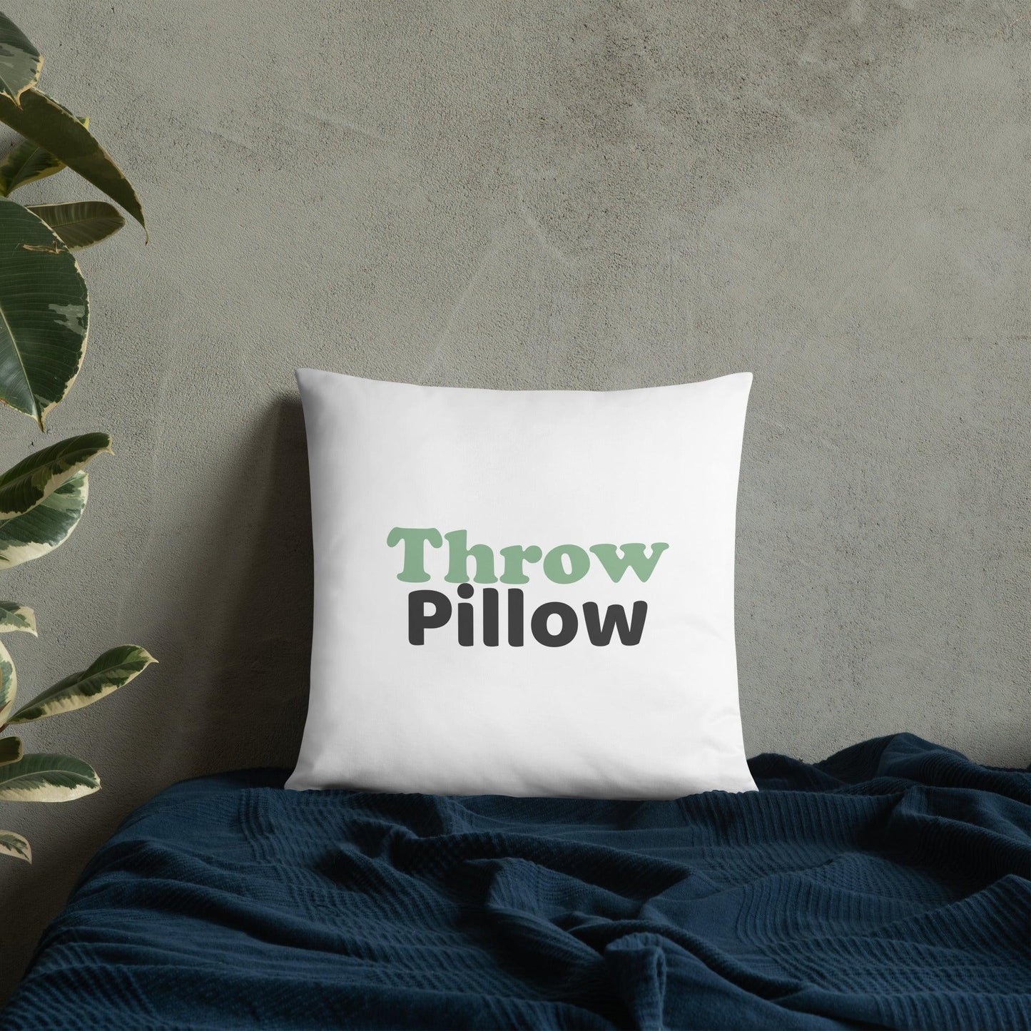 "Throw Pillow" Basic Pillow - Gizmo Graphic Works