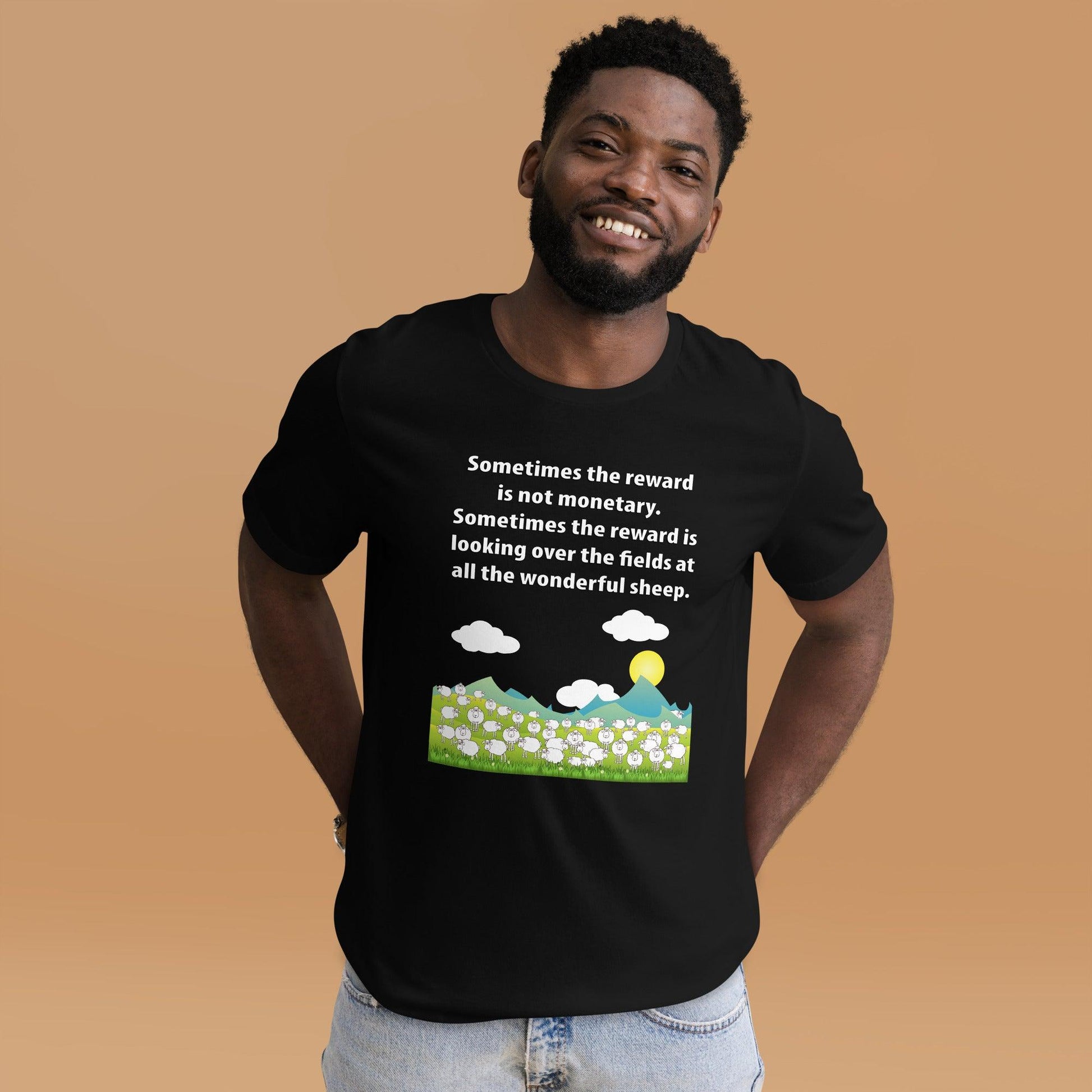 "Wonderful Sheep" Unisex t-shirt - Gizmo Graphic Works