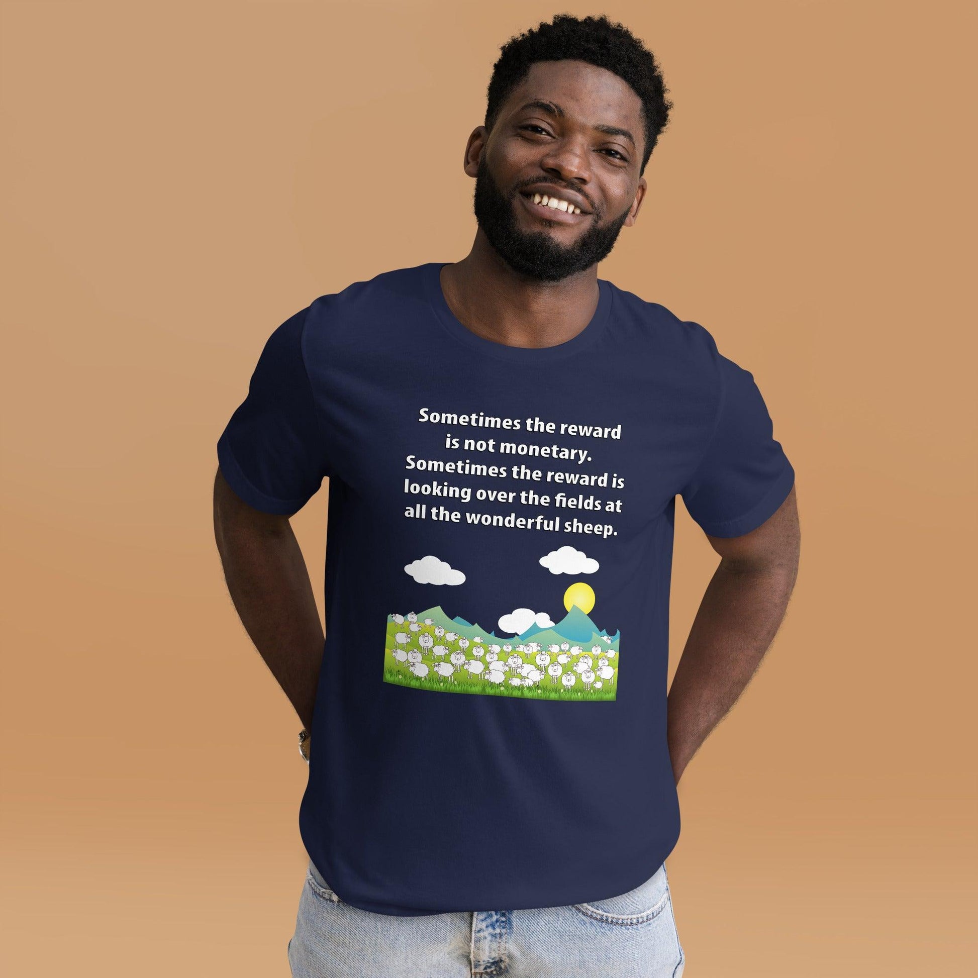 "Wonderful Sheep" Unisex t-shirt - Gizmo Graphic Works