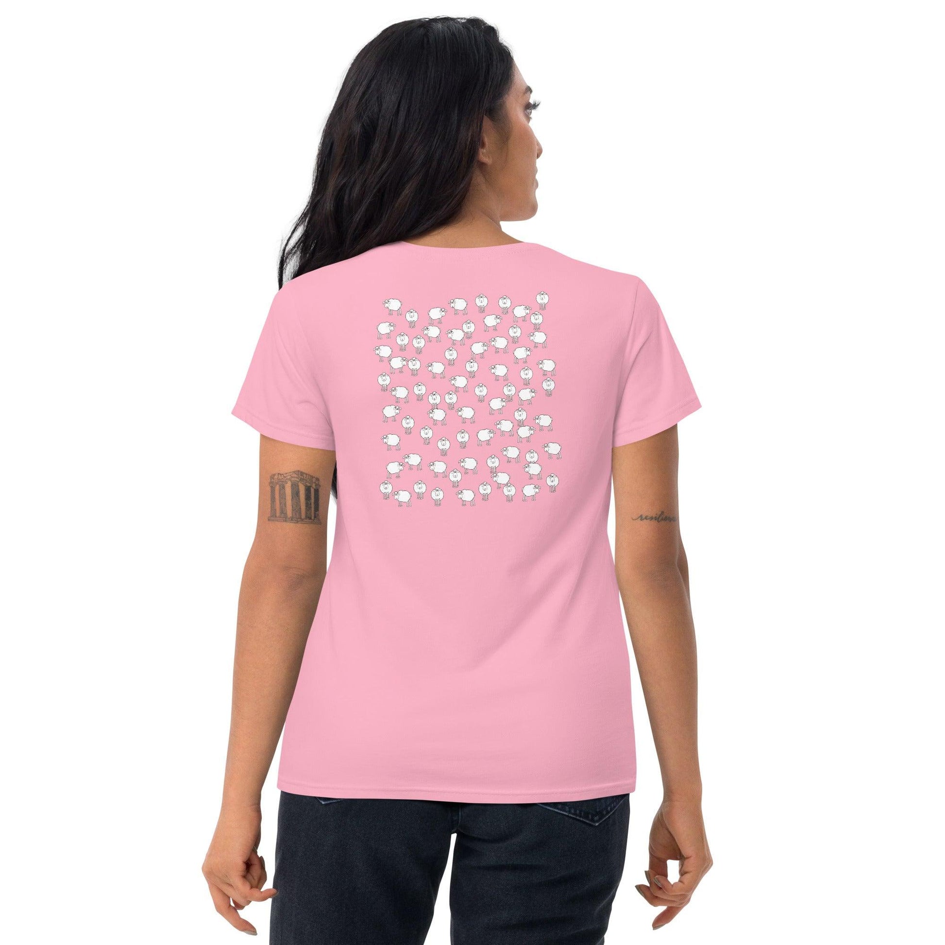 "Wonderful Sheep" Women's short sleeve t-shirt - Gizmo Graphic Works