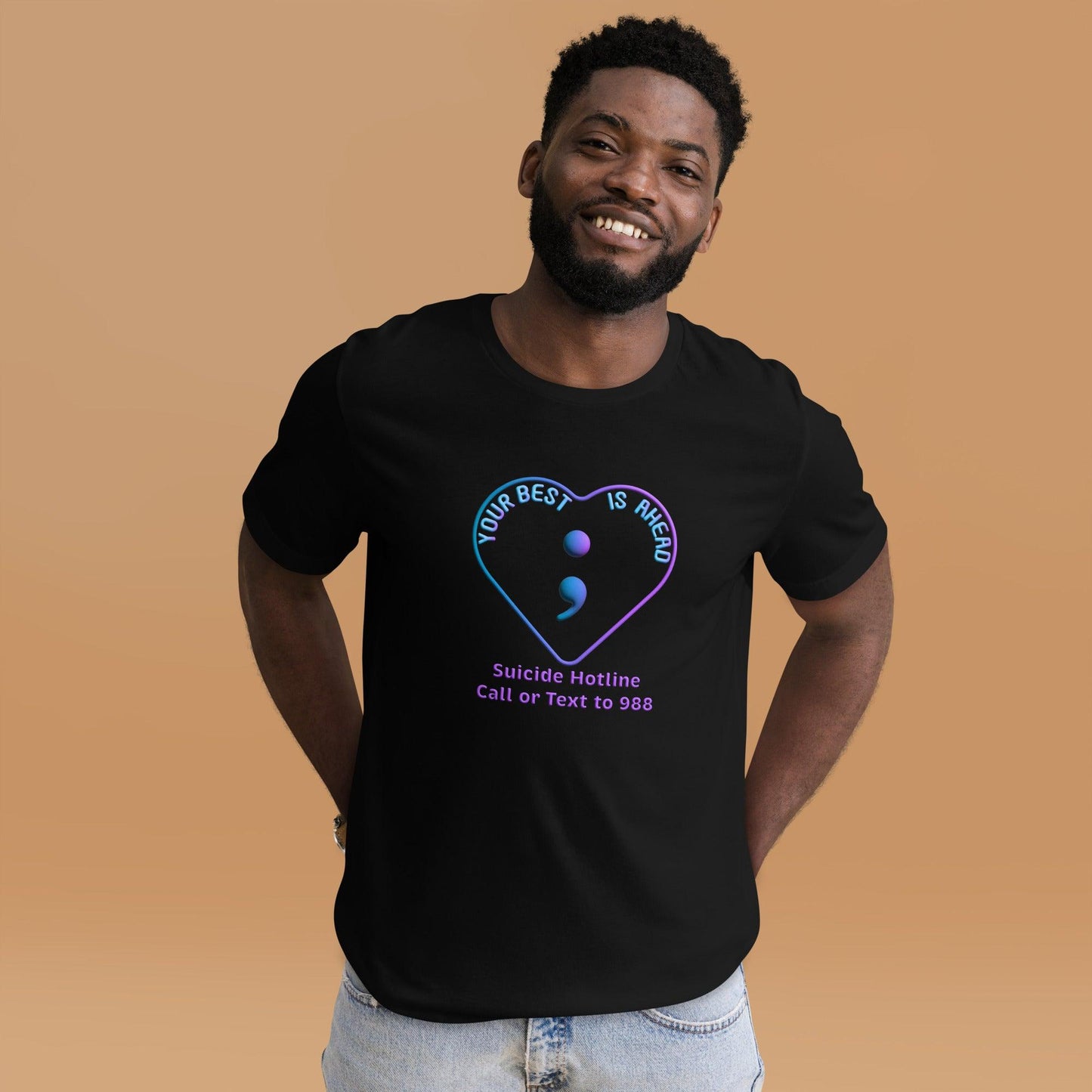 "Your Best IS Ahead" Unisex t-shirt - Gizmo Graphic Works